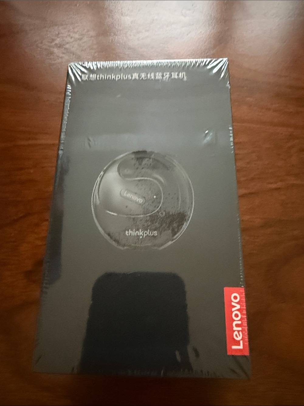 Lenovo ThinkPlus Wireless Earbuds Box - Black with Red Logo